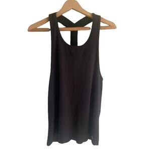Nicole Miller Athletic Single Elastic‎ Band Racer Back Tank Top Sz XS